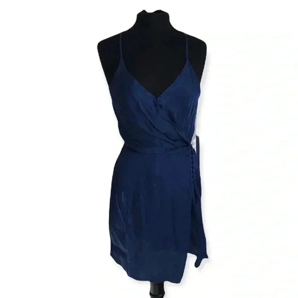 Young Fabulous and Broke Sleeveless Spaghetti Strap Mini Navy Blue Dress… - Picture 1 of 7